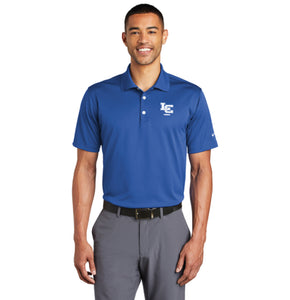 LC Tennis Embroidery - Nike Tech Basic Dri Fit Polo - Royal