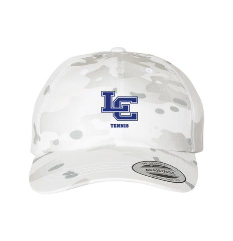 LC Tennis Embroidery - Yuppong Relaxed Cap - White Camo