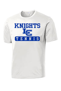 Knights Tennis - Sport Tek Dry Fit T-Shirt - White