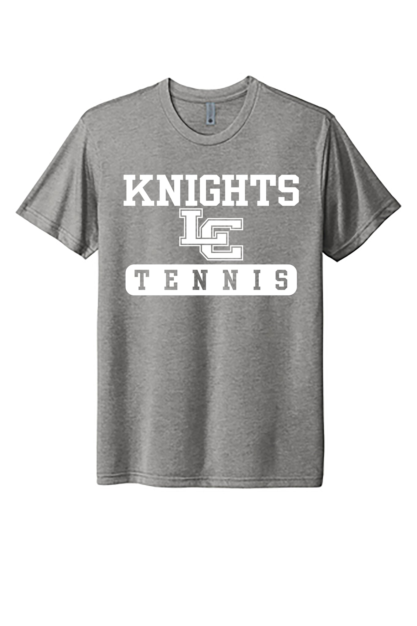 Knights Tennis - Next Level Tri Blend Tee - Grey
