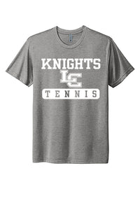 Knights Tennis - Next Level Tri Blend Tee - Grey